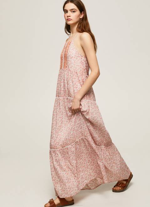 Pepe Jeans Parhi Flower Dress Women Multi Z22X182