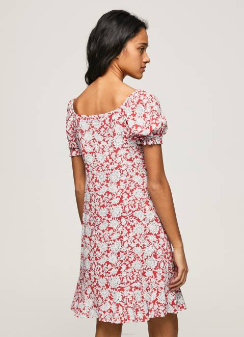 Pepe Jeans Pavana Floral Print Dress Women Multi Z22X167