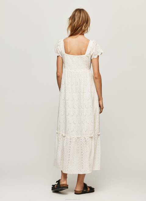 Pepe Jeans Peri Cotton Dress Women White Z22X217