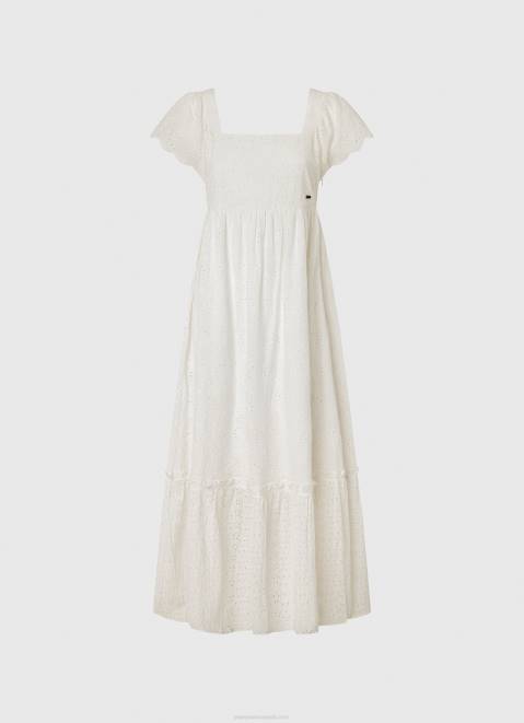 Pepe Jeans Peri Cotton Dress Women White Z22X217