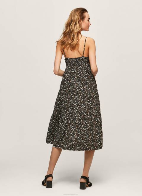 Pepe Jeans Pey Floral Flowy Dress Women Multi Z22X223
