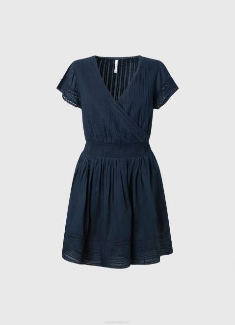 Pepe Jeans Poete Embroidered Cotton Dress Women Dulwich Z22X220
