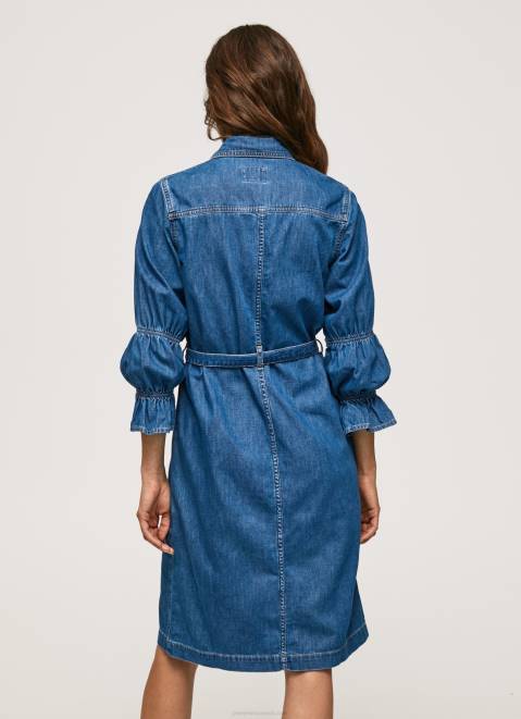 Pepe Jeans Short Denim Shirt Dress Women Denim Z22X101