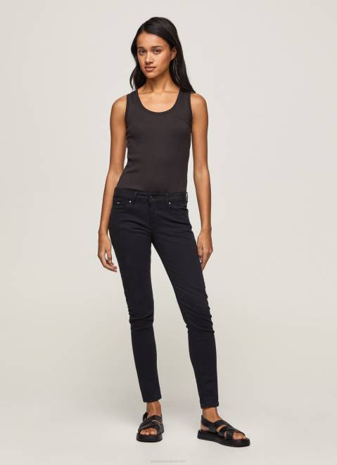 Pepe Jeans Classic Skinny Trousers Women Black Z22X297