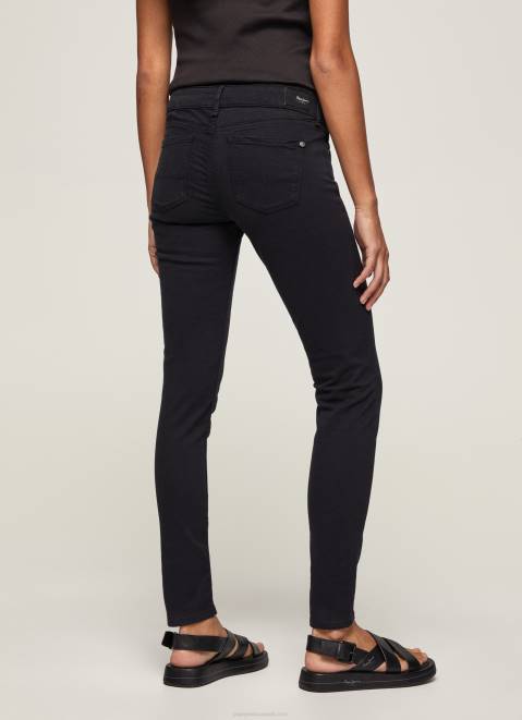 Pepe Jeans Classic Skinny Trousers Women Black Z22X297