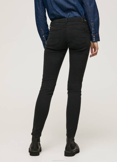 Pepe Jeans Classic Skinny Trousers Women Black Z22X297