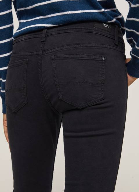 Pepe Jeans Flare Slim Trousers Women Black Z22X294