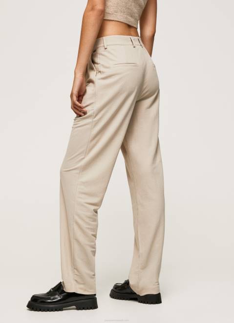Pepe Jeans Flowing Chino Pants Women Buff Z22X295