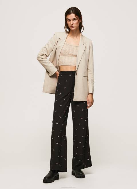 Pepe Jeans Paisley Print Pants Women Multi Z22X293