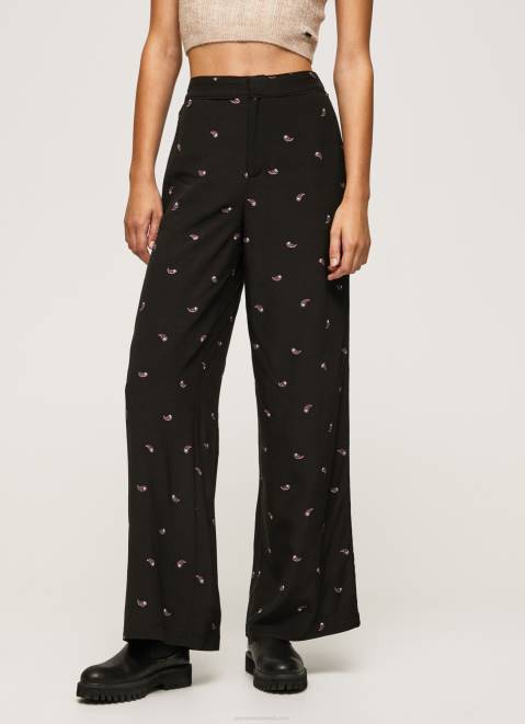 Pepe Jeans Paisley Print Pants Women Multi Z22X293