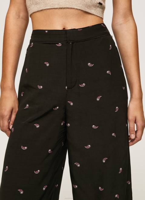 Pepe Jeans Paisley Print Pants Women Multi Z22X293