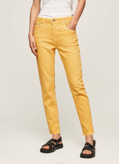 Pepe Jeans Relaxed Fit 5-Pocket Trousers Women Shine Z22X317