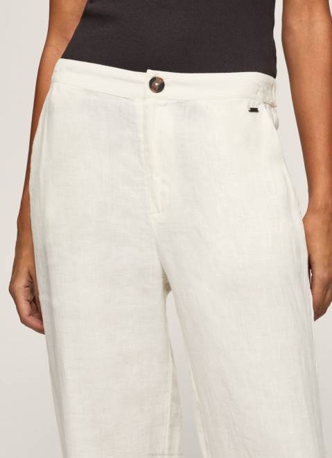 Pepe Jeans Straight Trousers In Flowy Fabric Women Mousse Z22X311