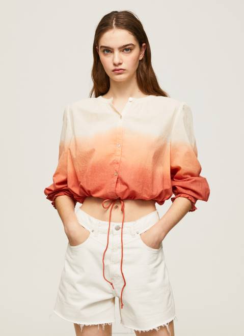 Pepe Jeans Colour Block Faded Shirt Women Multi Z22X338