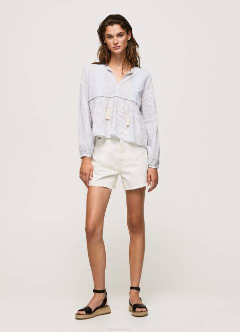 Pepe Jeans Cotton Voile Tunic Women Multi Z22X349