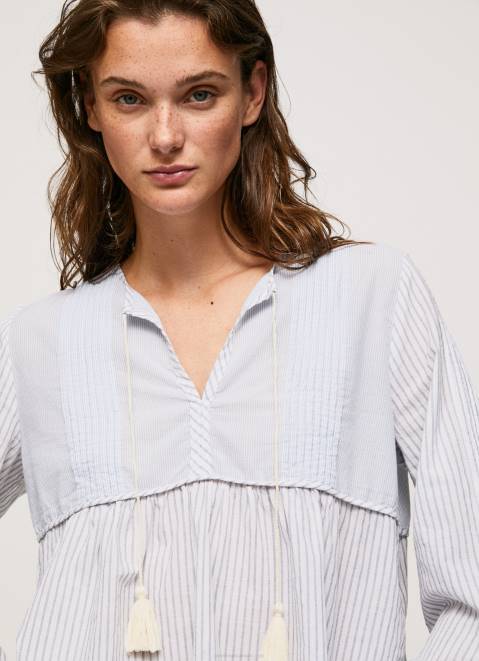 Pepe Jeans Cotton Voile Tunic Women Multi Z22X349