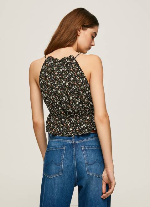 Pepe Jeans Floral Print Tank Top Women Multi Z22X366