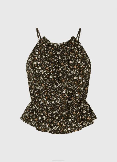 Pepe Jeans Floral Print Tank Top Women Multi Z22X366