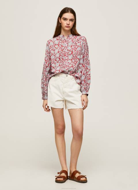Pepe Jeans Flower Print Blouse Women Multi Z22X373