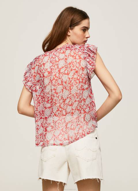 Pepe Jeans Flower Printed Blouse Women Multi Z22X372