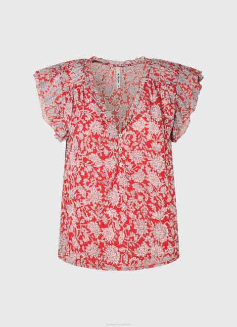 Pepe Jeans Flower Printed Blouse Women Multi Z22X372