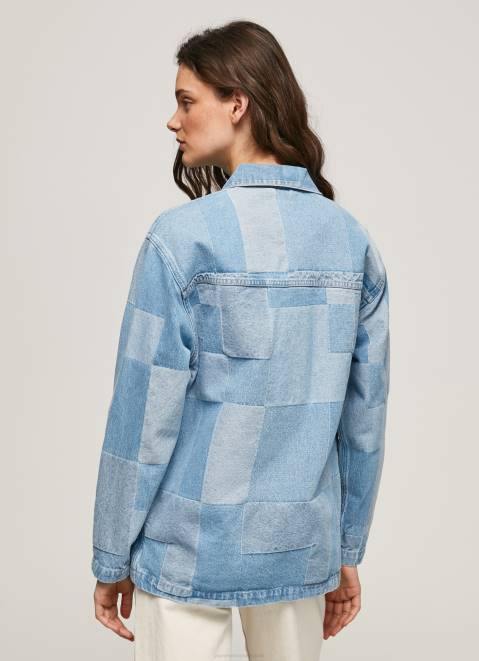 Pepe Jeans Regular Fit Denim Overshirt Women Denim Z22X352