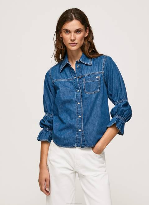 Pepe Jeans Regular Fit Denim Shirt Women Denim Z22X96