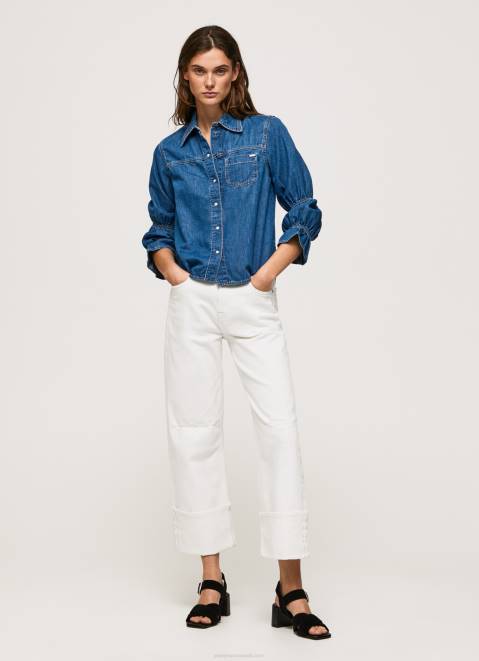 Pepe Jeans Regular Fit Denim Shirt Women Denim Z22X96