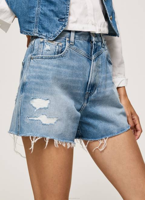 Pepe Jeans Balloon Fit Denim Shorts Women Denim Z22X481