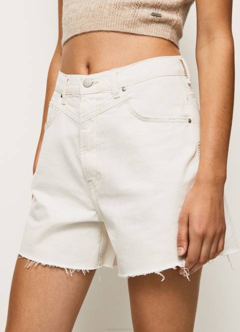 Pepe Jeans Balloon Fit Denim Shorts Women Denim Z22X498
