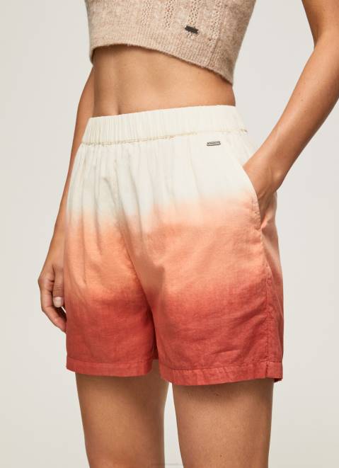 Pepe Jeans Faded Effect Cotton Shorts Women Multi Z22X506
