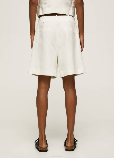 Pepe Jeans Flowy Bermuda Shorts Women Mousse Z22X475