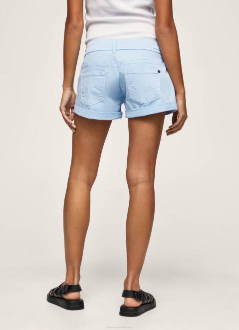 Pepe Jeans Regular Fit Cotton Shorts Women Bay Z22X527