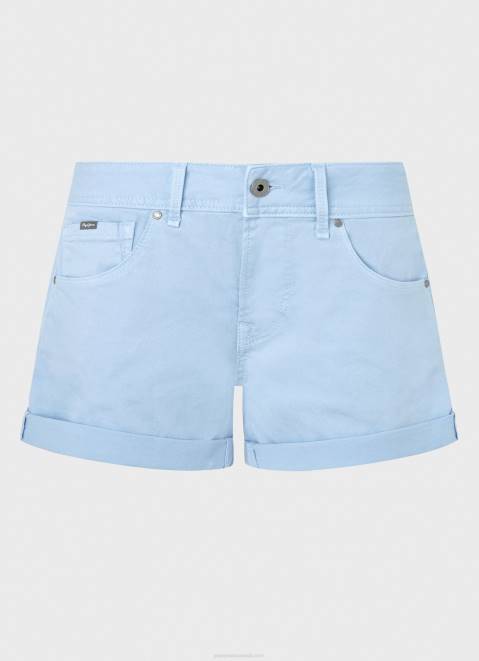 Pepe Jeans Regular Fit Cotton Shorts Women Bay Z22X527