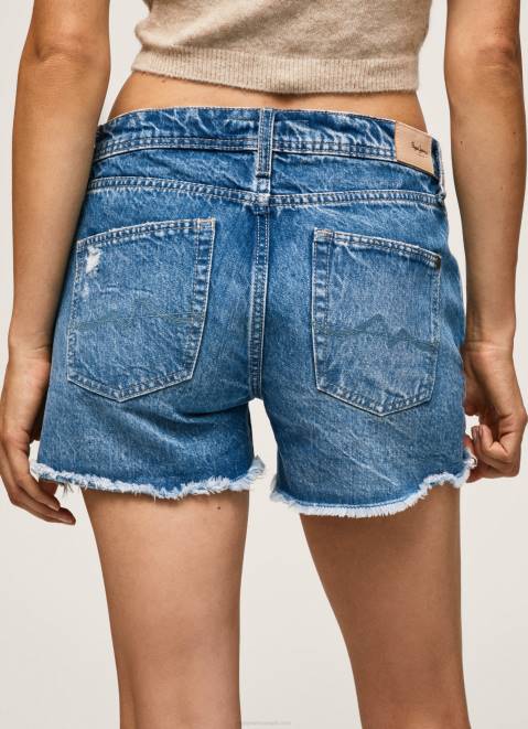 Pepe Jeans Regular Fit Denim Shorts Women Denim Z22X103