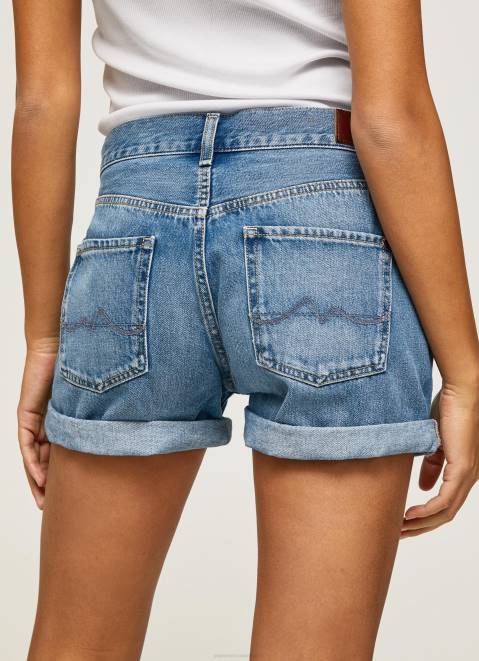 Pepe Jeans Regular Fit Denim Shorts Women Denim Z22X496