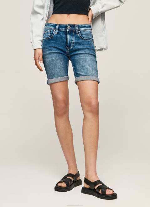 Pepe Jeans Regular Fit Denim Shorts Women Denim Z22X513