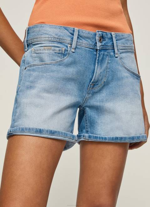 Pepe Jeans Regular Fit Denim Shorts Women Denim Z22X514