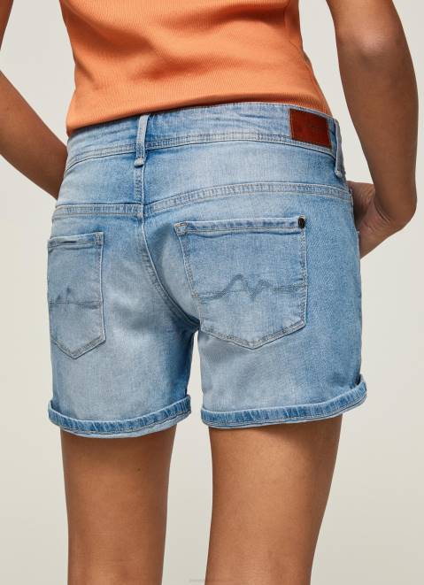 Pepe Jeans Regular Fit Denim Shorts Women Denim Z22X514