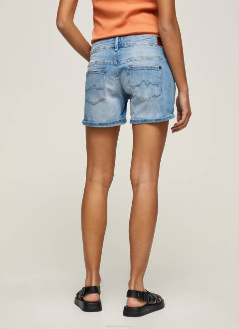 Pepe Jeans Regular Fit Denim Shorts Women Denim Z22X514