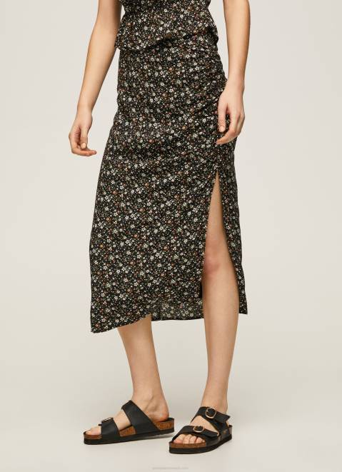 Pepe Jeans Floral Print Skirt Women Multi Z22X482