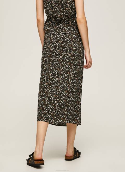 Pepe Jeans Floral Print Skirt Women Multi Z22X482