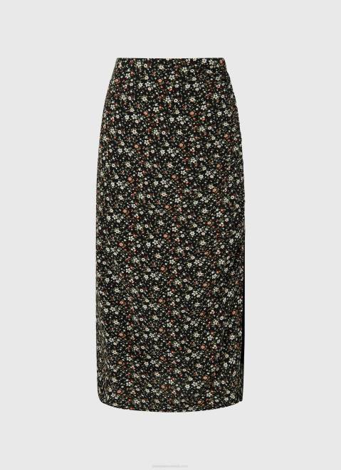 Pepe Jeans Floral Print Skirt Women Multi Z22X482