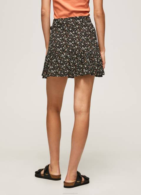 Pepe Jeans Floral Print Skirt Women Multi Z22X483
