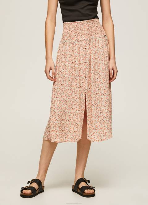 Pepe Jeans Floral Print Skirt Women Multi Z22X511