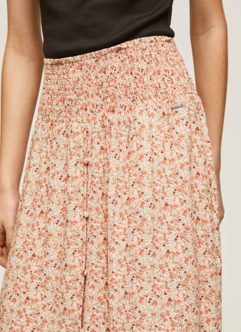 Pepe Jeans Floral Print Skirt Women Multi Z22X511