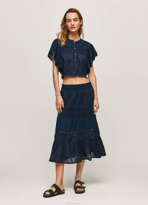 Pepe Jeans Laced Skirt Women Dulwich Z22X535