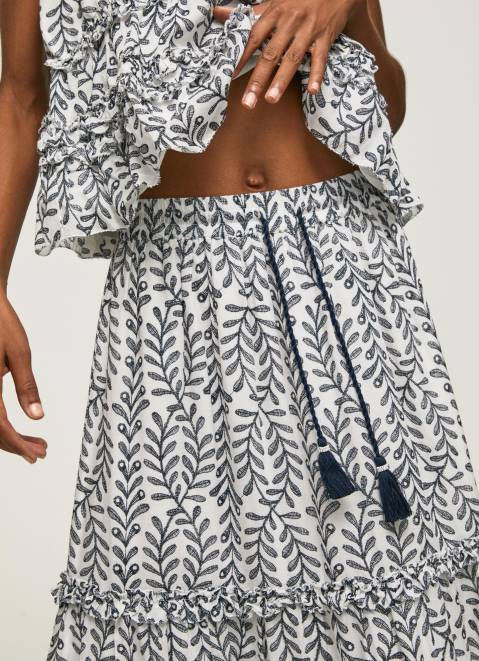 Pepe Jeans Ornamental Print Skirt Women Multi Z22X476