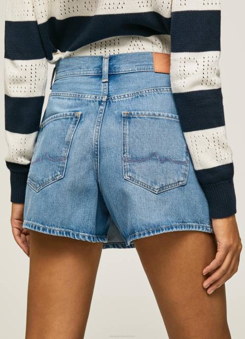 Pepe Jeans Regular Fit Denim Skirt Shorts Women Denim Z22X509