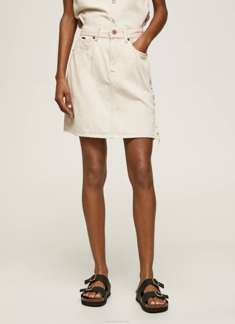 Pepe Jeans Regular Fit Denim Skirt Women Denim Z22X474